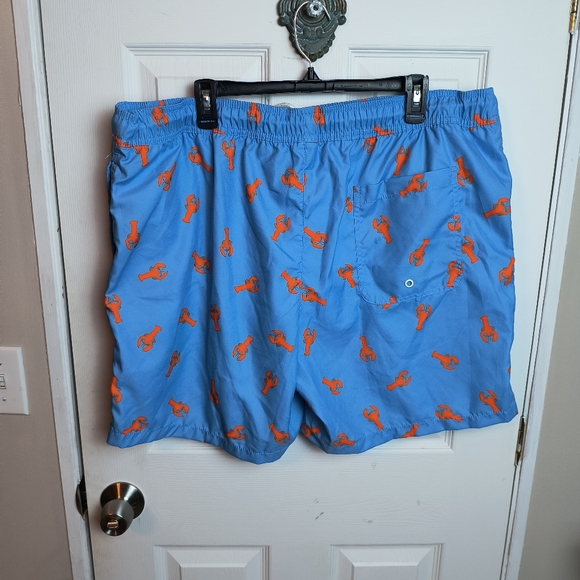 Amazon Essentials Men Quick Dry Swim Trunks Lobster Sz XXL - Picture 4 of 9